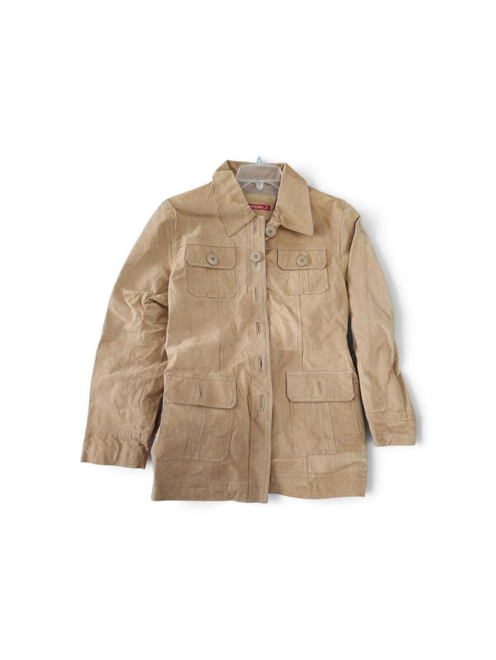 Jennyfer Women's Tan and Cream Coat
